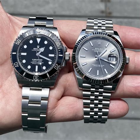 rolex datejust 41 vs submariner|rolex submariner datejust price.